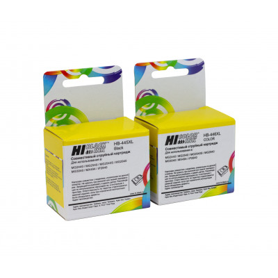 Комплект картриджей 445XL  (Bk , Сolor) для  Canon PIXMA iP2840, MG2440, MG2540, MG2940, MG3040, MX494 (Hi-Black)